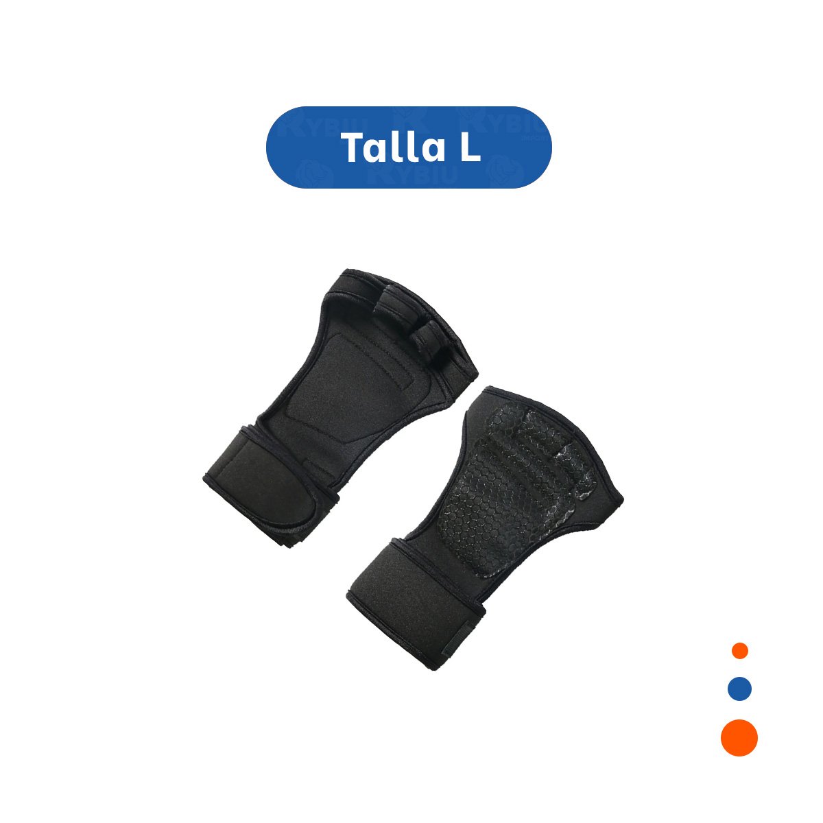 PACK4 CALLERAS DE PESAS L CON PALMA DE LATEX NEGRO Y+PAPEL REGALO - 4