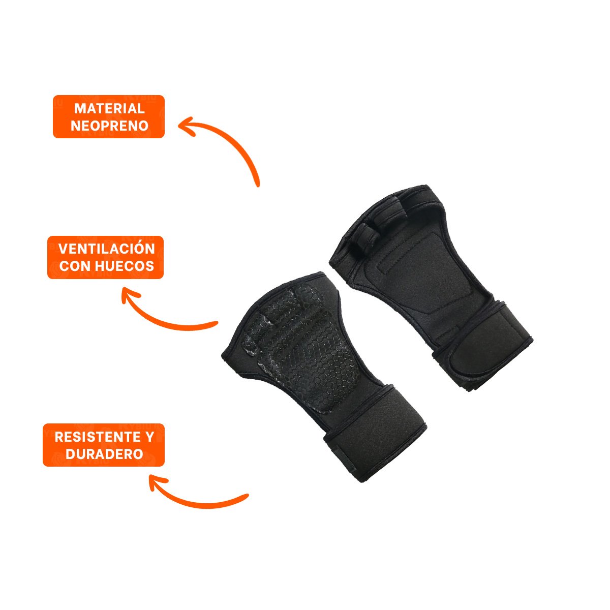 CALLERAS RESISTENTES L CON PALMA DE LATEX NEGRO Y+LIGAS REGALO - 3