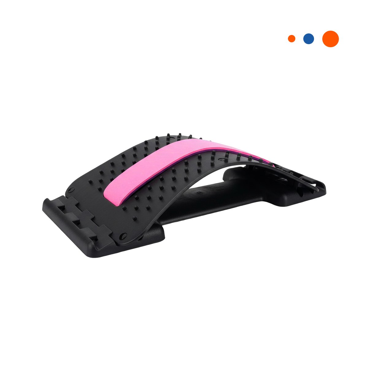PACK4 SOPORTE LUMBAR PORTATIL EN ROSADO Y MORADO CON VIBRACION Y+PAPEL REGALO - 3
