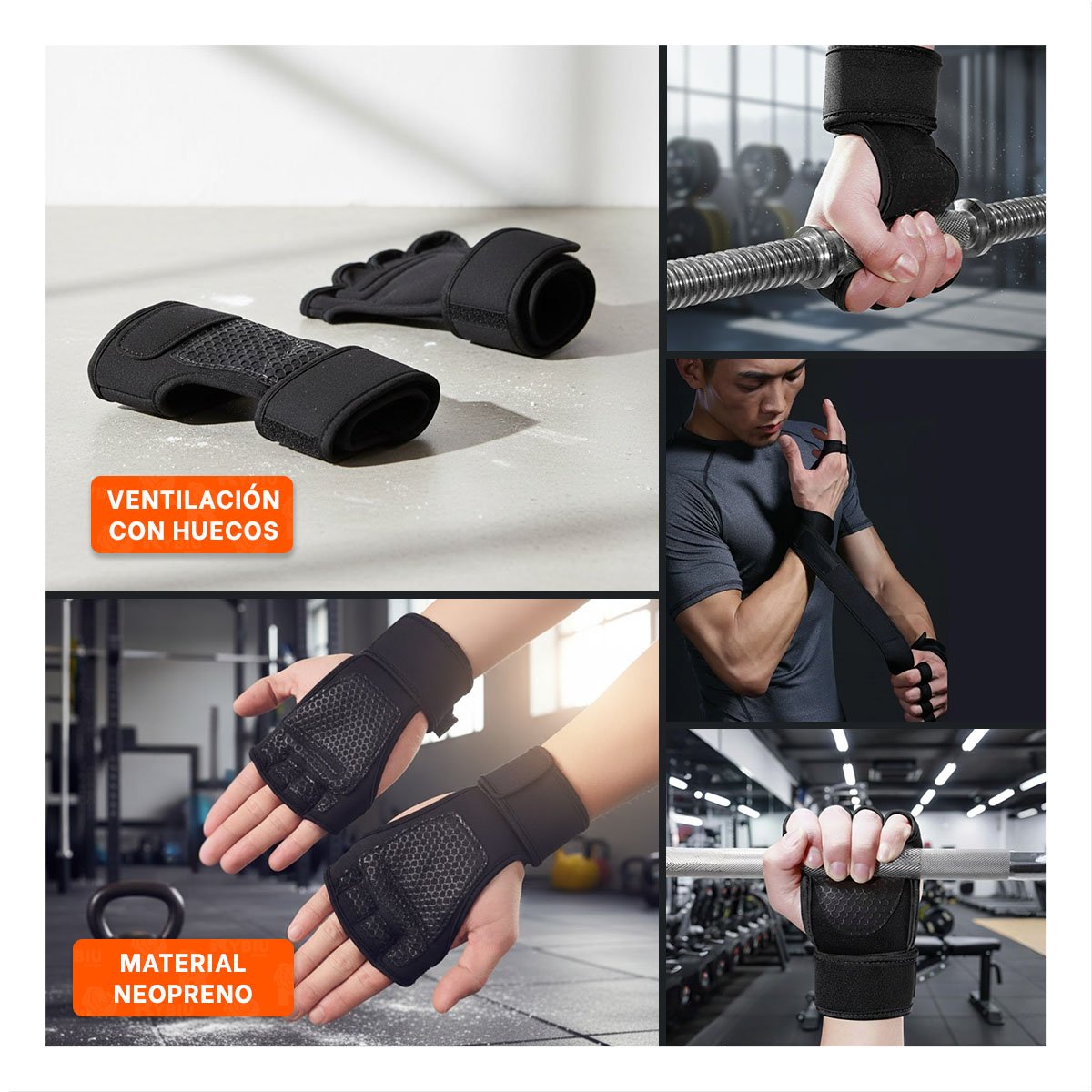 PACK2 CALLERAS COMODAS L CON PALMA DE LATEX NEGRO Y+PAPEL REGALO - 3