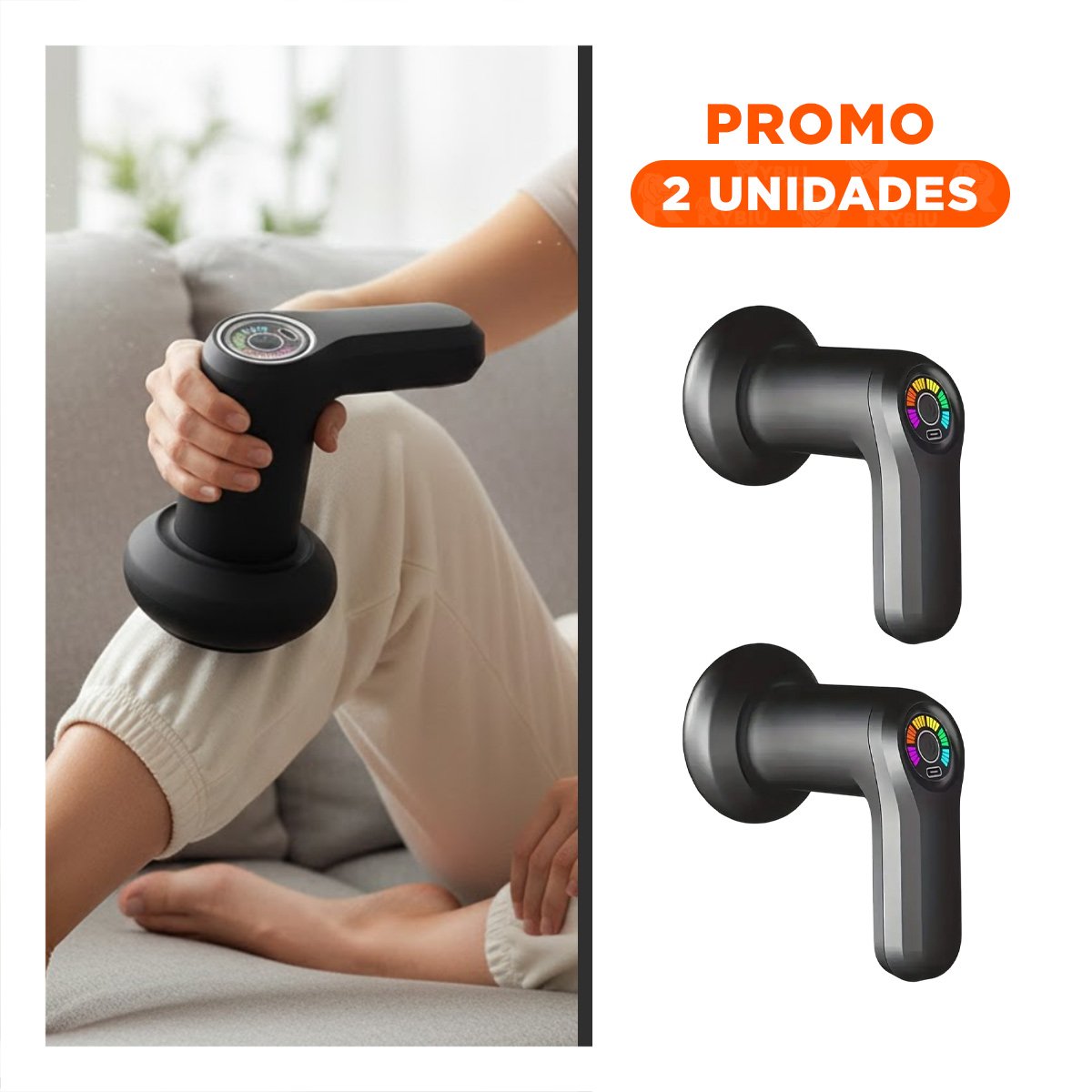 PACK2 DISPOSITIVO PROFESIONAL 5 CABEZALES INALAMBRICO NEGRO PORTATIL - 1