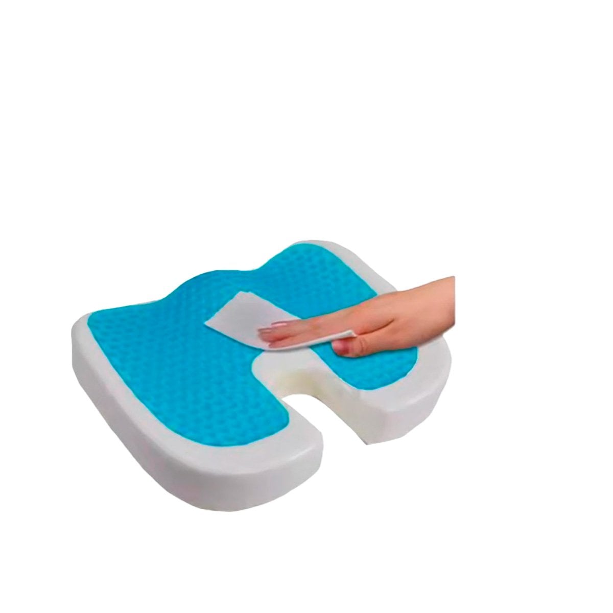 PACK2 BASE ORTOPEDICA BLANCA CON GEL Y FUNDA PLOMO Y+REGALO STICKER - 2