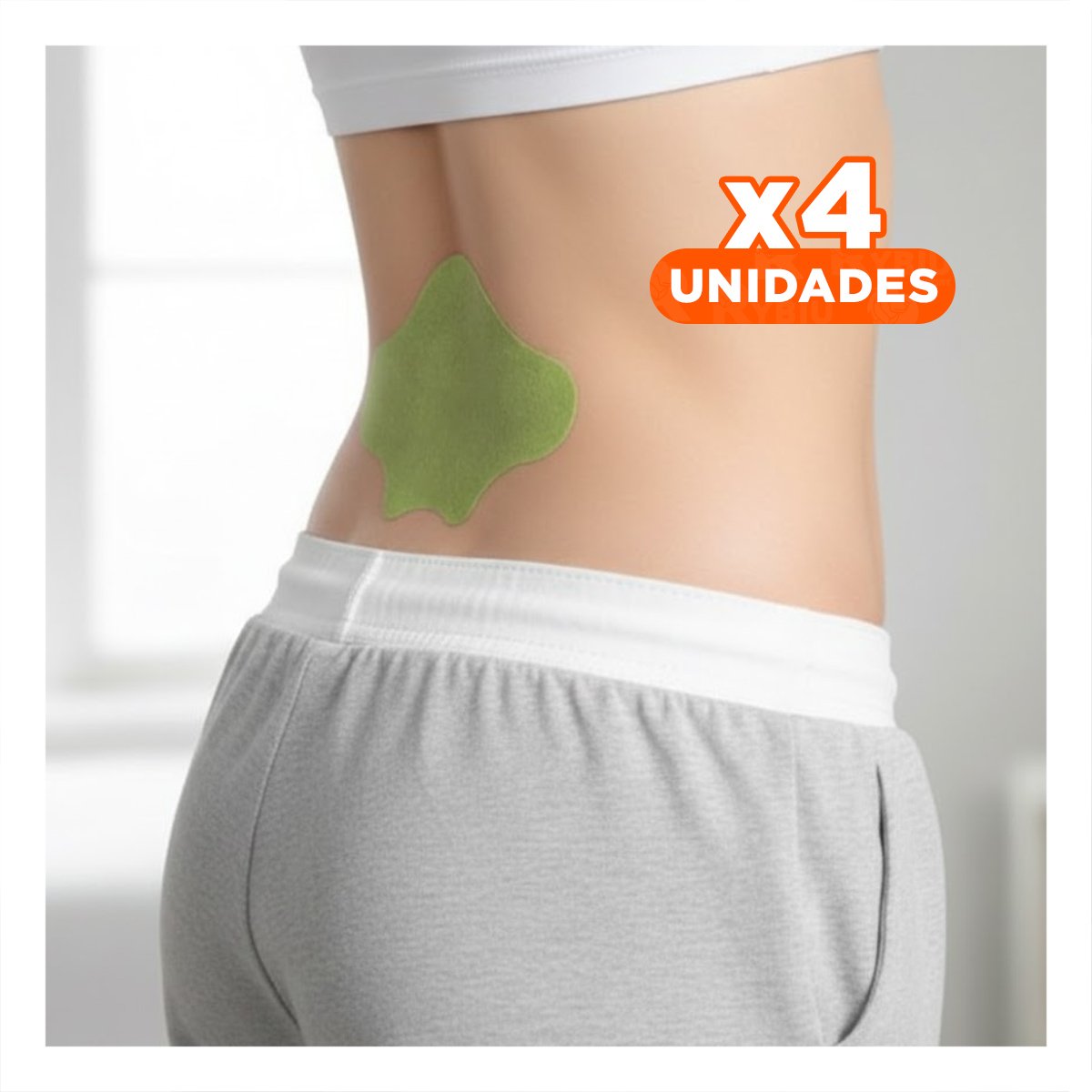 PACK4 KIT LUMBAR 10 PARCHES VERDE PARA USO DIARIO - 1
