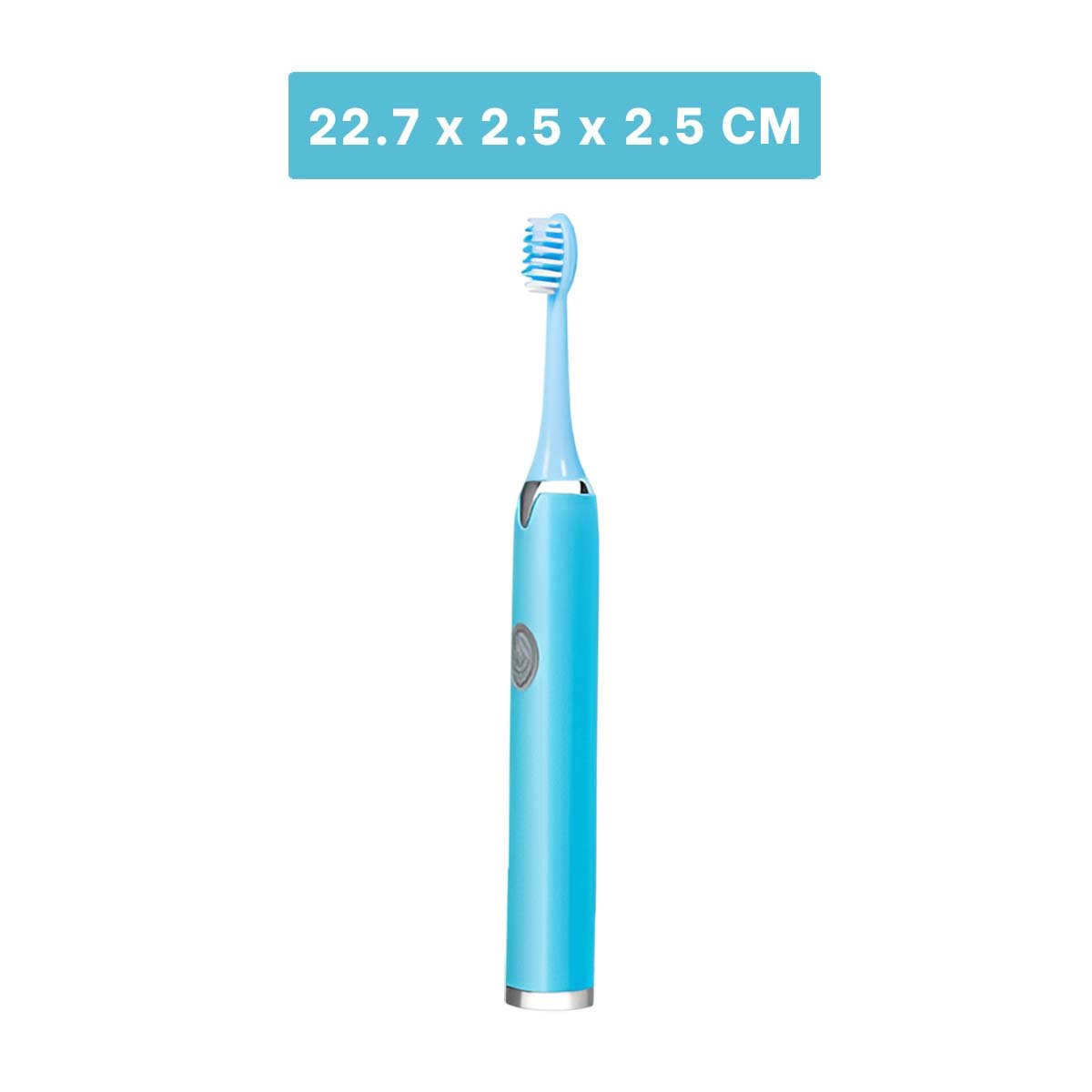 CEPILLO MODERNO ELECTRICO CELESTE CON 2 CABEZALES Y+LIGAS REGALO - 4