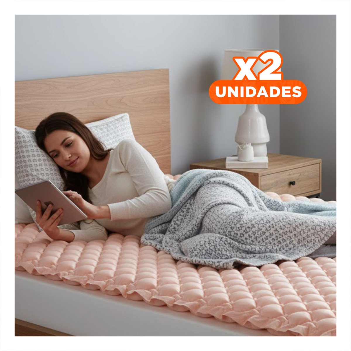 PACK2 SOPORTE HOSPITALARIO ANTIESCARAS MORLAB PARA DESCANSO Y+REGALO STICKER - 1