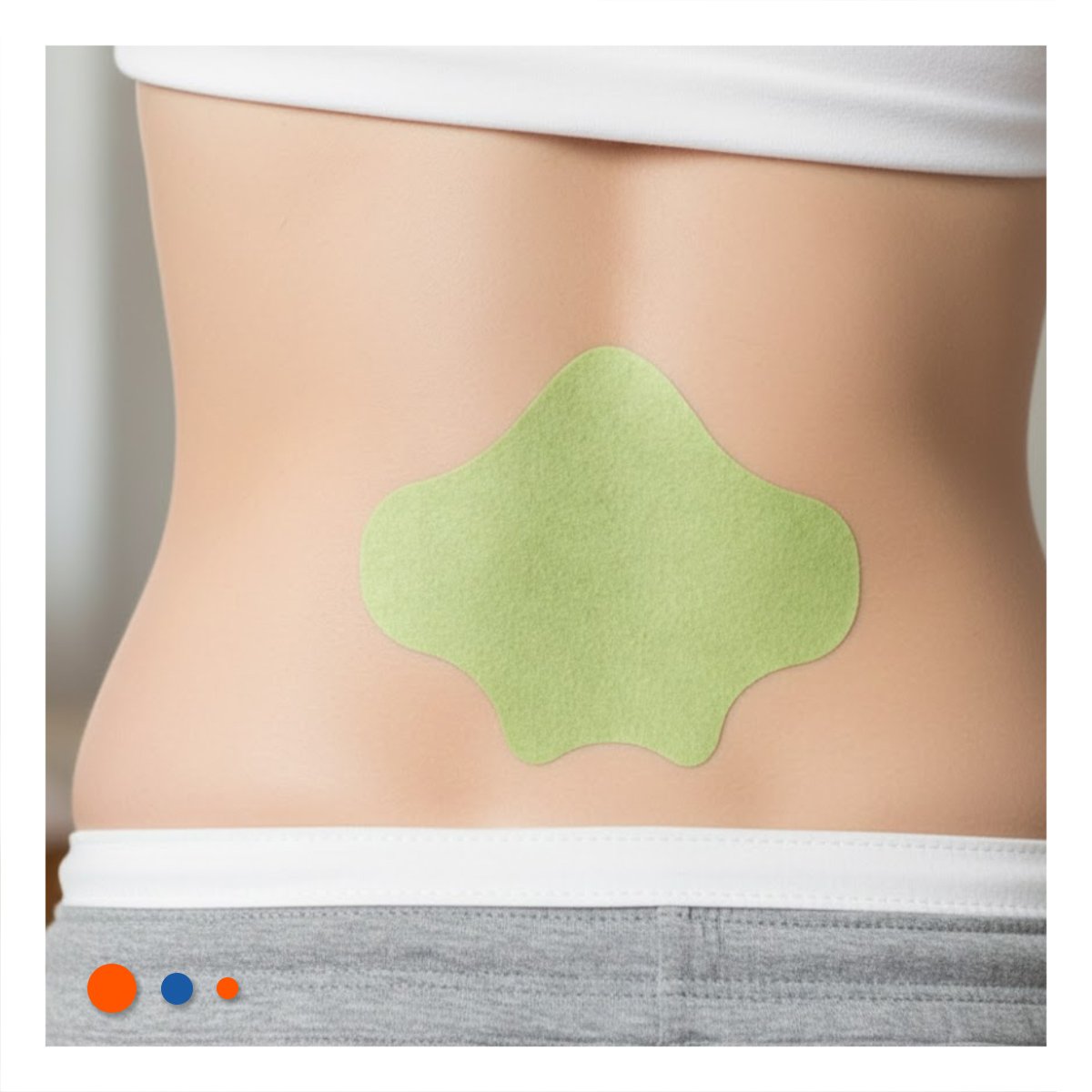 PACK2 PAQUETE 10 PARCHES CORPORALES LUMBAR VERDE PRACTICOS - 3