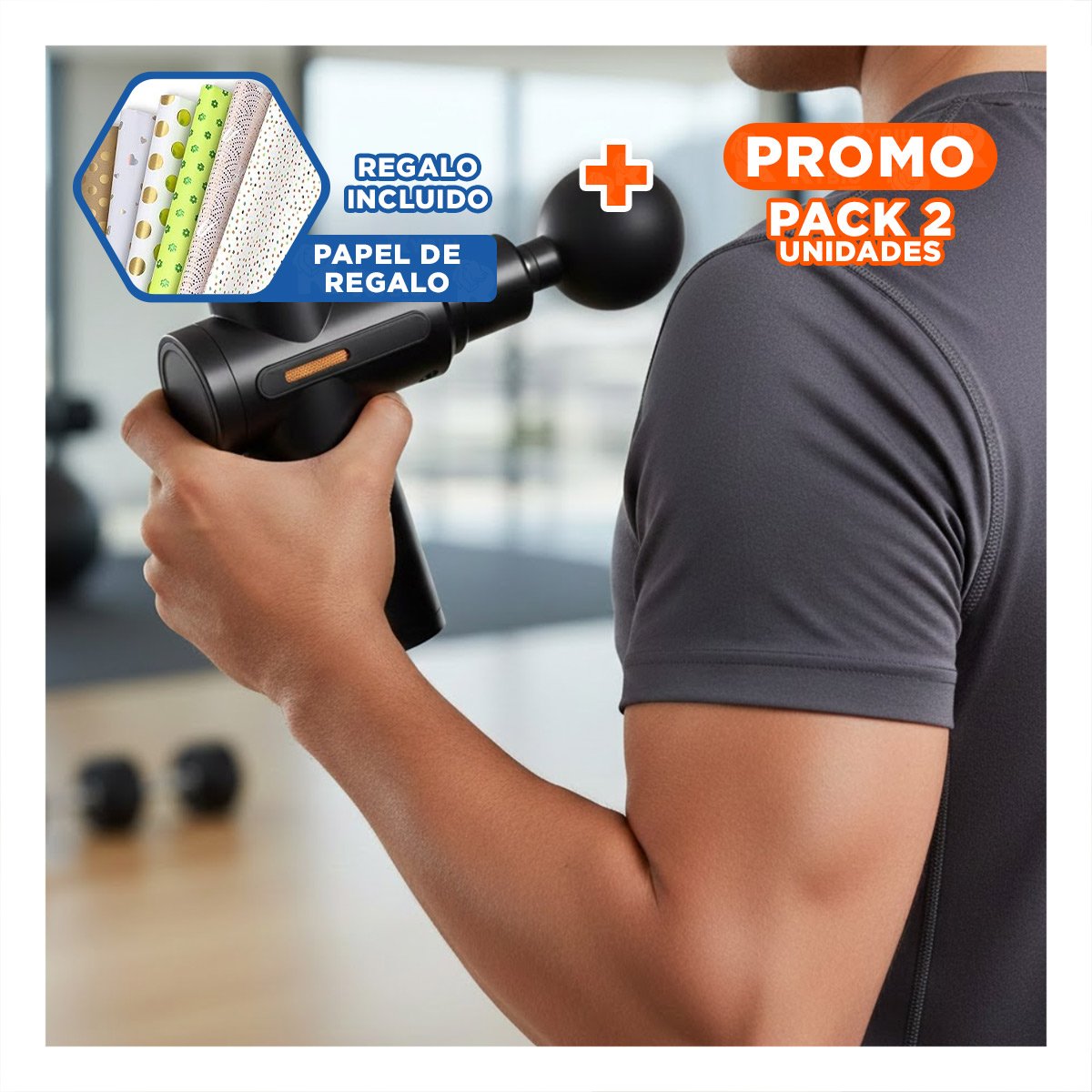 PACK2 EQUIPO PROFESIONAL NEGRO PORTATIL Y ALTA CALIDAD Y+PAPEL REGALO - 1