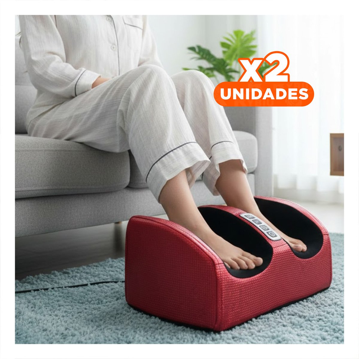 PACK2 SISTEMA DURADERO DE PIES Y PIERNAS COLOR GUINDA POTENTE Y+REGALO STICKER - 1
