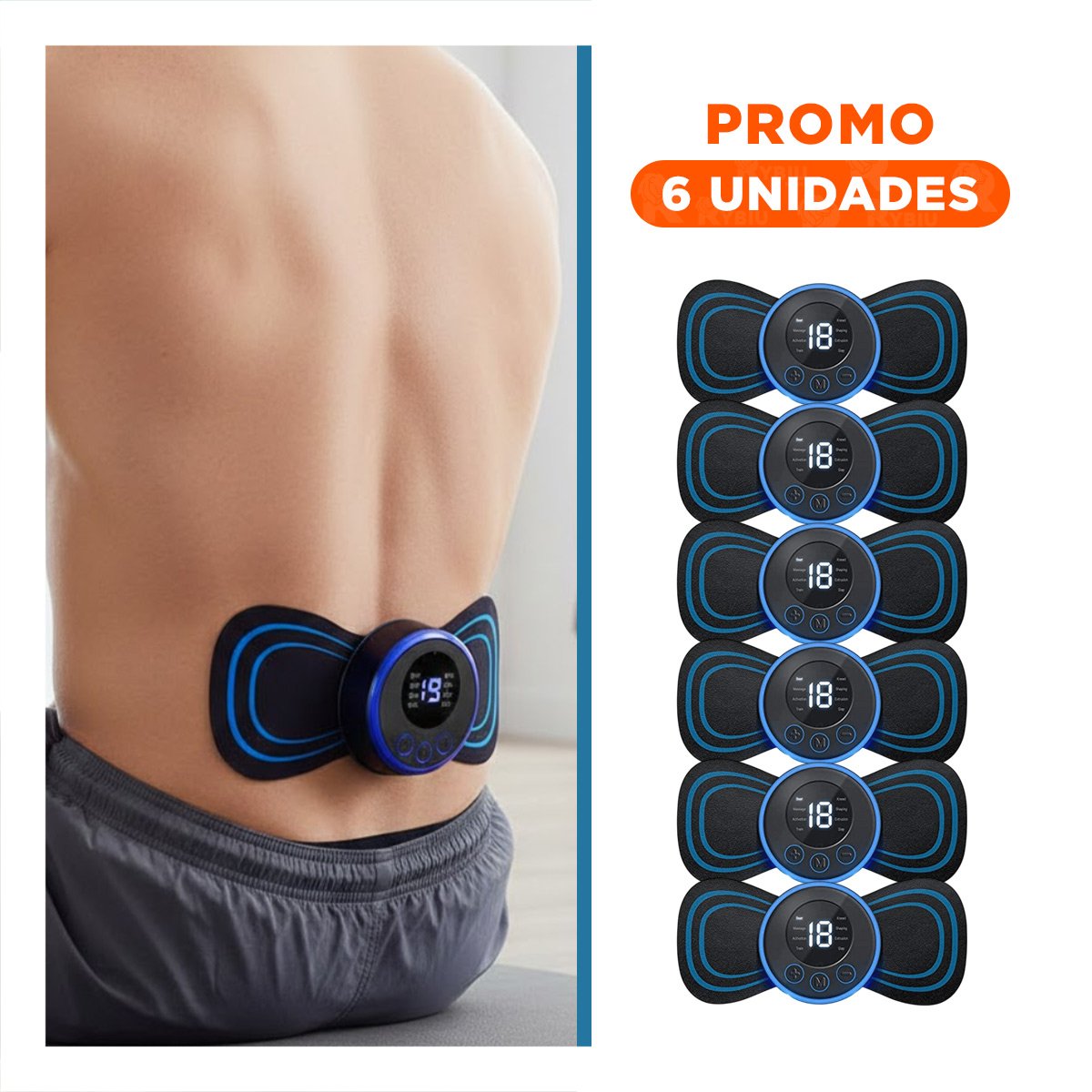 PACK6 APARATO PARA CUERPO MARIPOSA MASAJEADOR ELECTRICO - 1