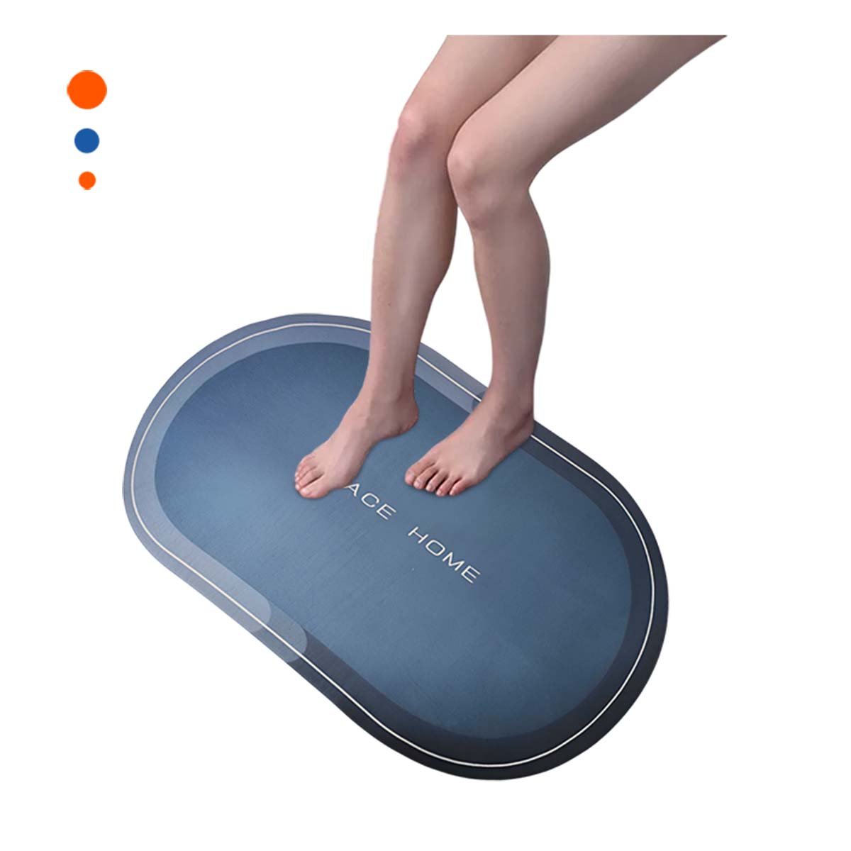 PLATO GRANDE OVALADO PARA HOGAR AZUL ELEGANTE Y PRACTICO YLIGAS REGALO - 3