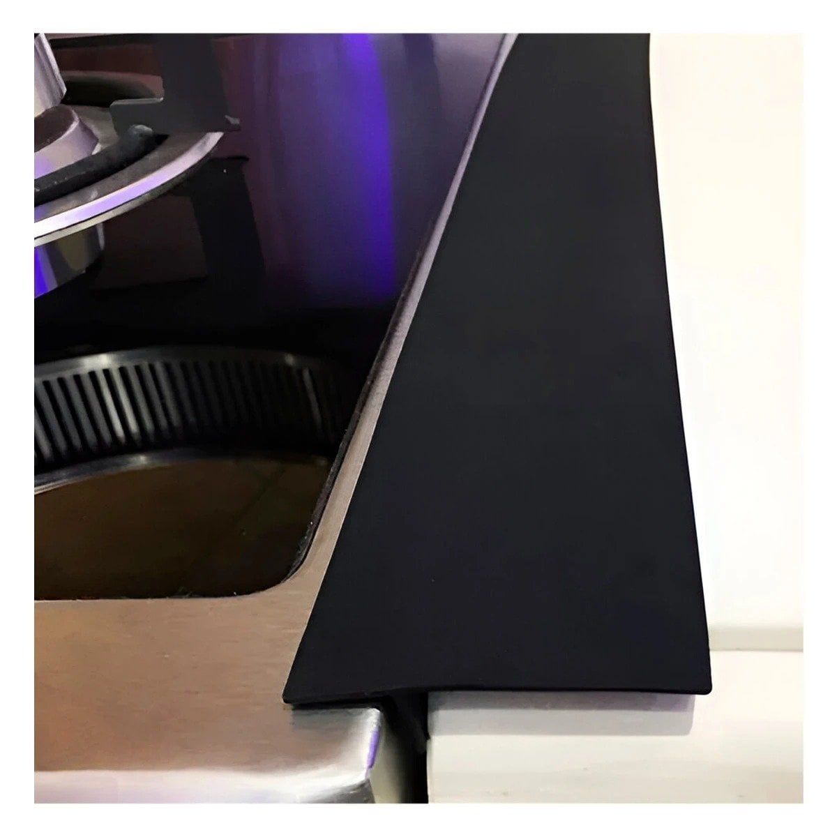 CINTA SILICONA NEGRA FLEXIBLE PARA SELLADO DE COCINA CONTRA SALPICADURAS GRASA Y+PAPEL REGALO - 2