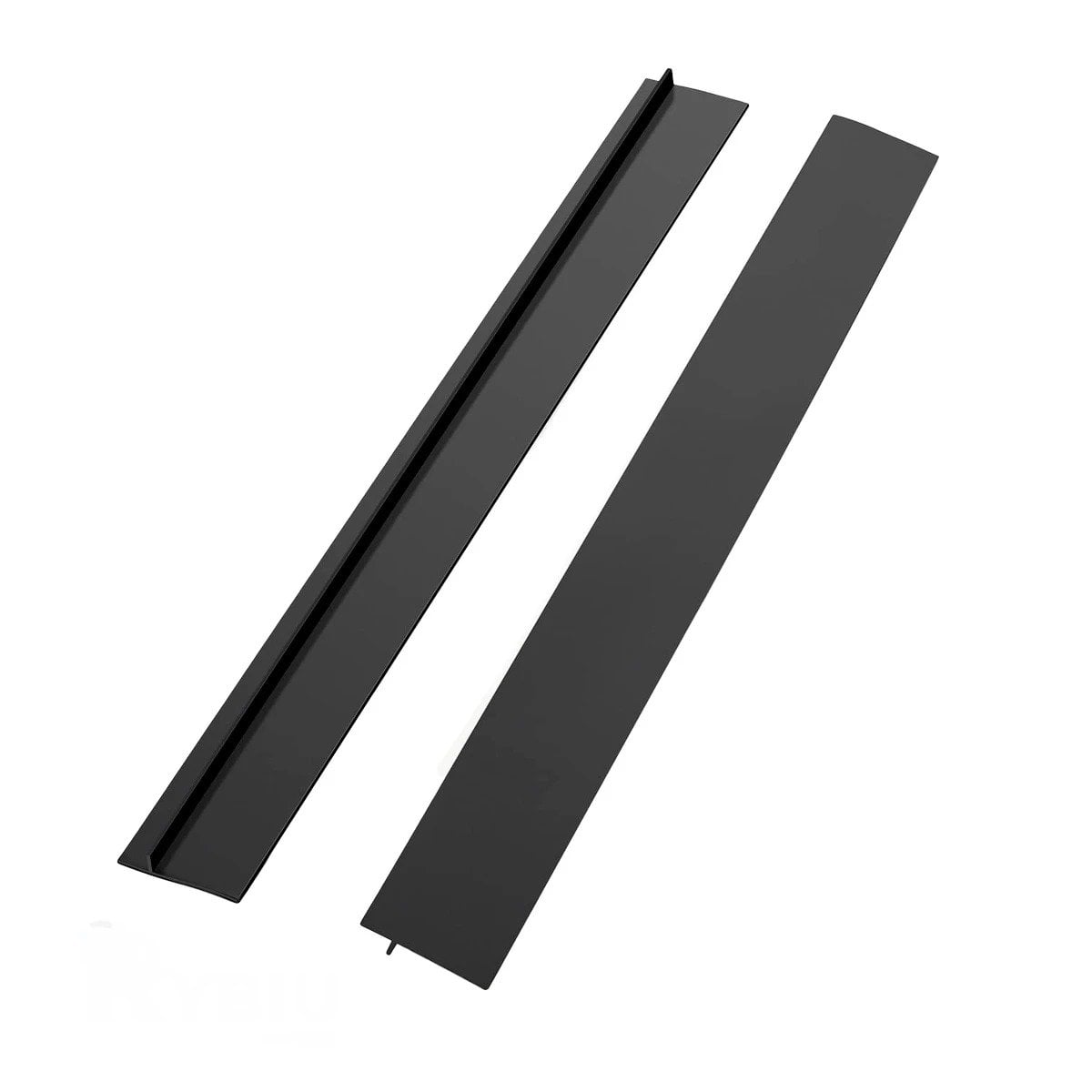 PACK12 BARRA PROTECTORA SILICONA NEGRA PARA JUNTAS COCINA ANTIMANCHAS MULTIUSO Y+REGALO STICKER - 2