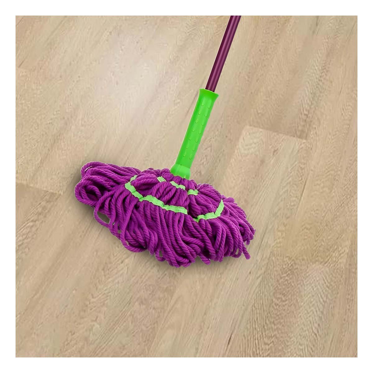 FREGONA GIRATORIA CON SISTEMA DE AUTOEXPRIMIDOR PARA LIMPIEZA DEL HOGAR DIARIO Y+PAPEL REGALO - 3