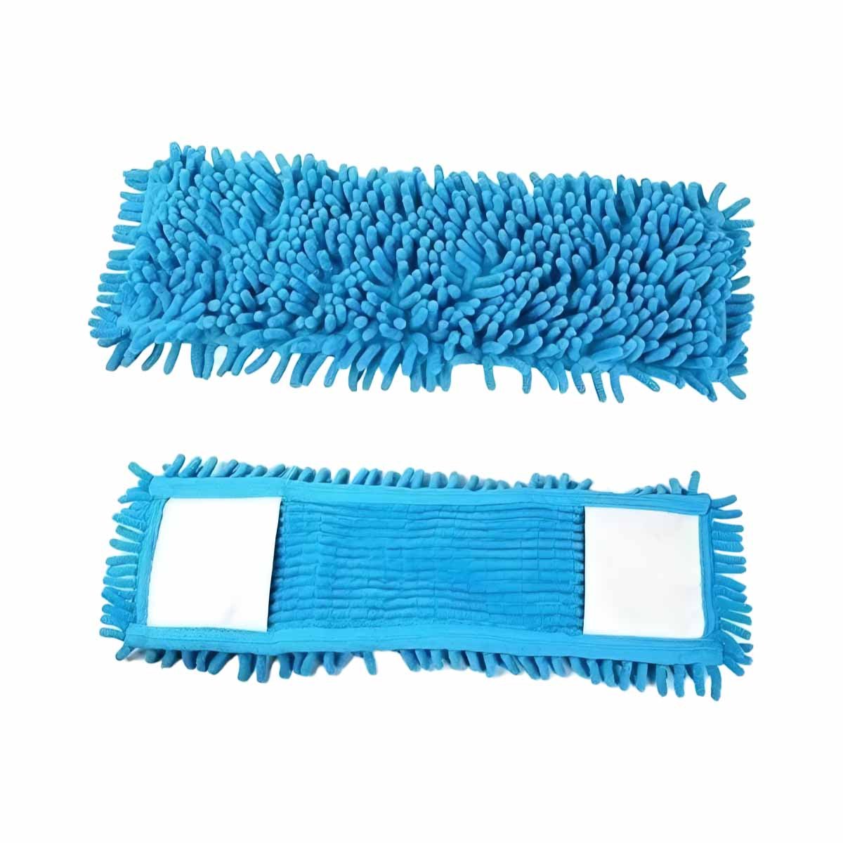 PACK12 FIBRA RECTANGULAR DE MICROFIBRA CELESTE ABSORBENTE USO DOMESTICO Y+REGALO STICKER - 1