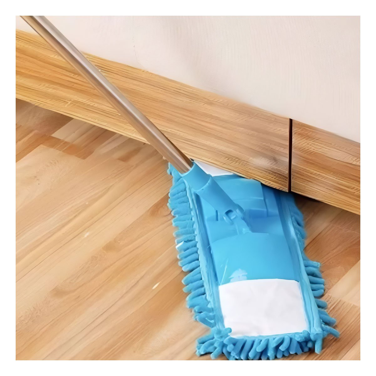 PACK12 FIBRA RECTANGULAR DE MICROFIBRA CELESTE ABSORBENTE USO DOMESTICO Y+REGALO STICKER - 5