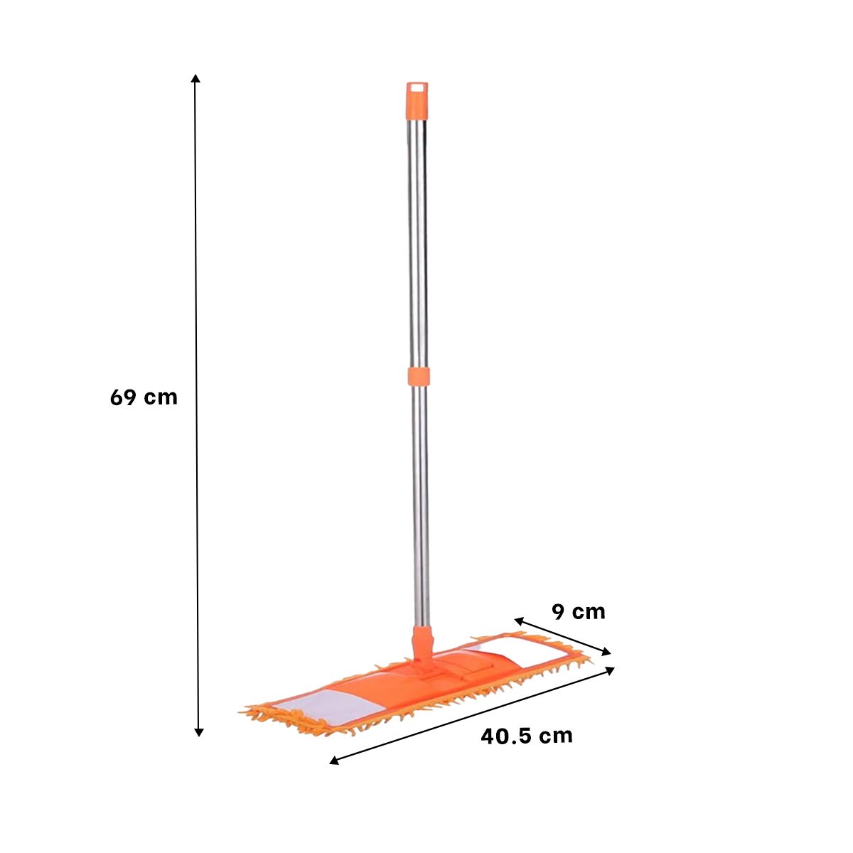 MOPA RECTANGULAR DE MICROFIBRA NARANJA ABSORBENTE PARA USO DOMESTICO YPAPEL REGALO - 4