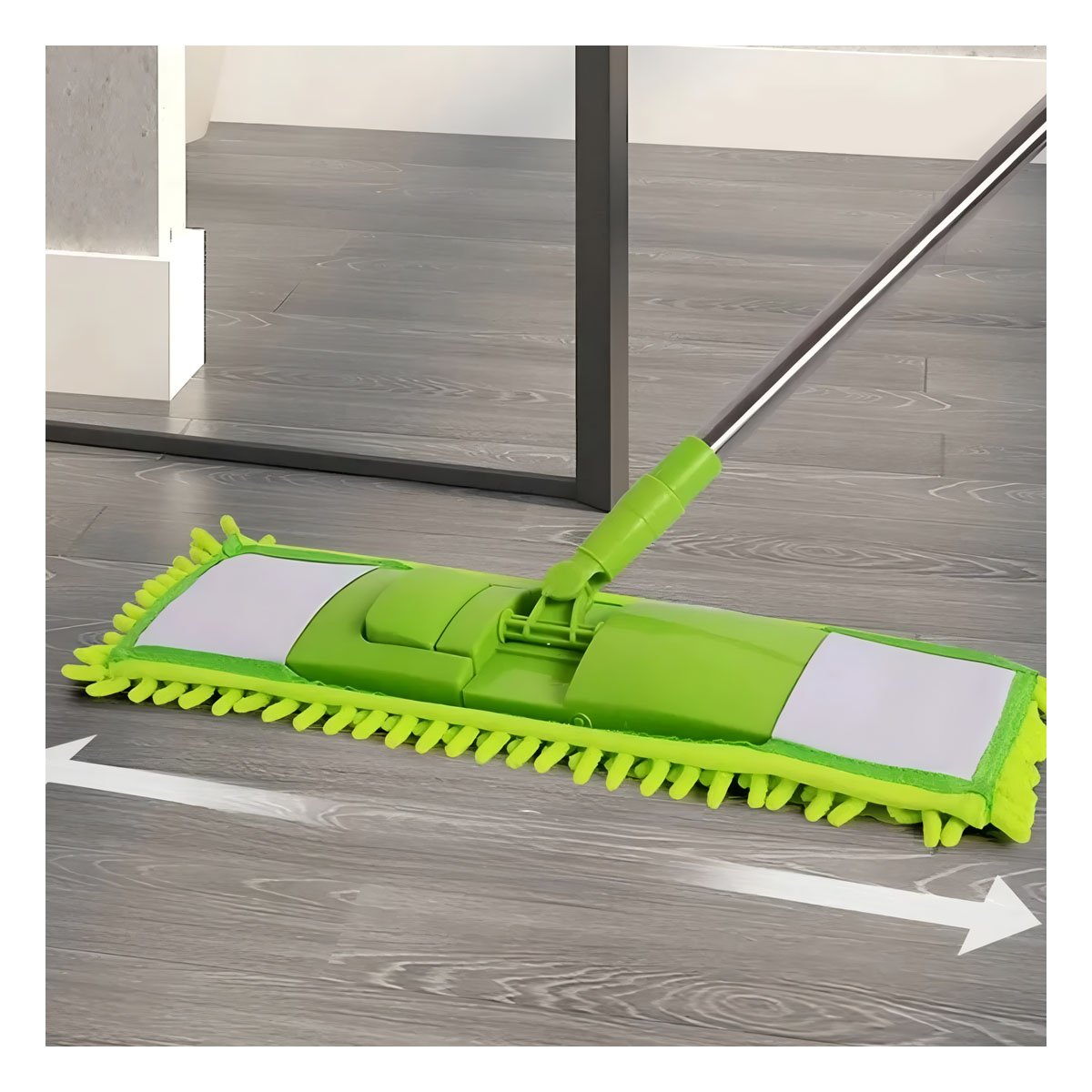 PACK2 FIBRA RECTANGULAR DE MICROFIBRA VERDE SECADO RAPIDO USO DIARIO Y+PAPEL REGALO - 5