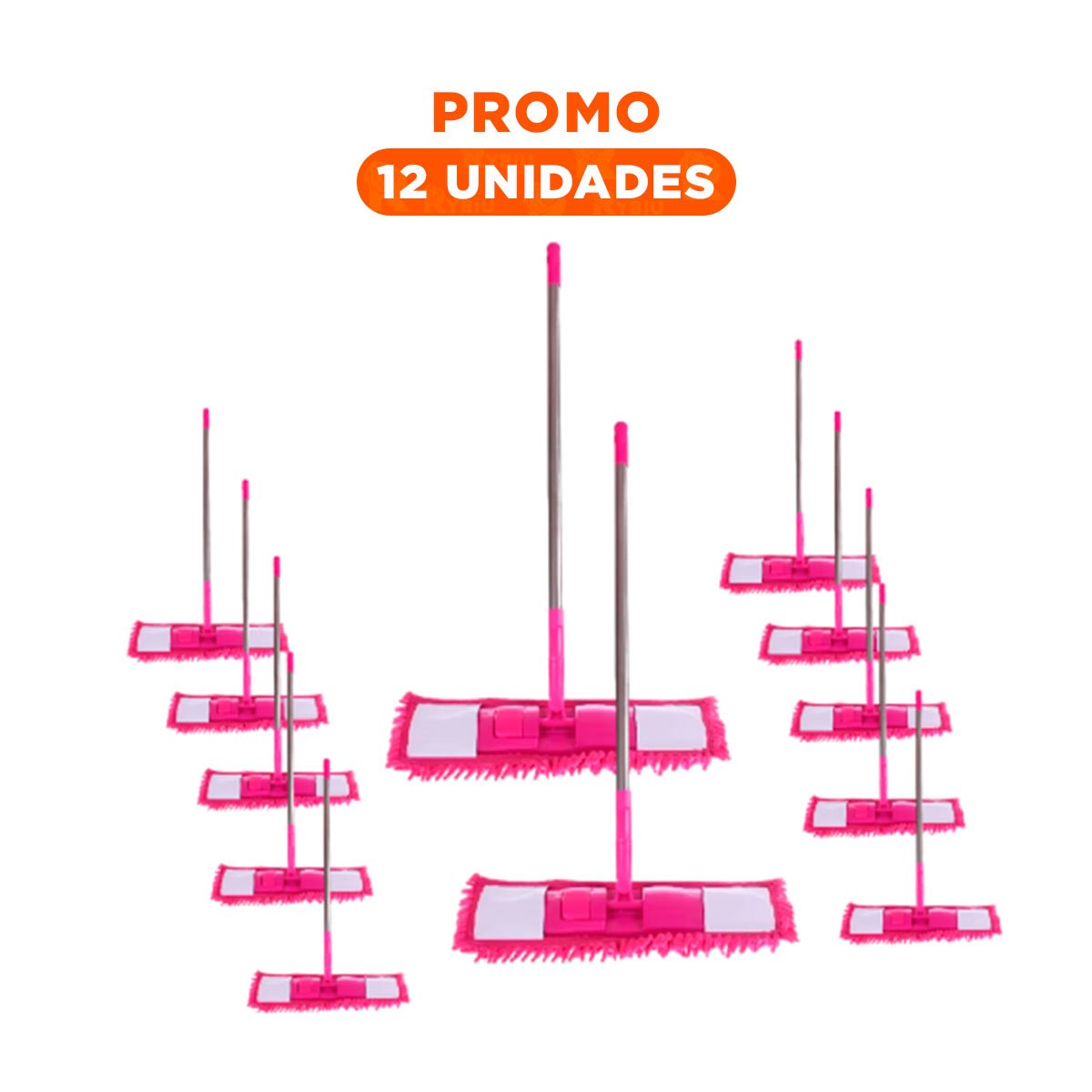 PACK12 TELA RECTANGULAR DE MICROFIBRA FUCSIA SECADO RAPIDO USO DIARIO YREGALO STICKER - 1
