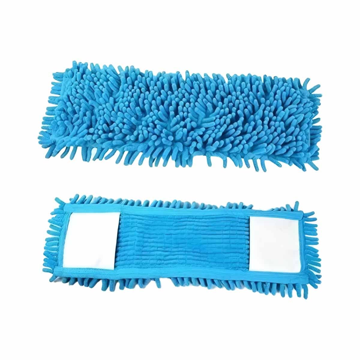 MOPA RECTANGULAR DE MICROFIBRA CELESTE SUAVE Y RESISTENTE PARA PISOS YREGALO STICKER - 3