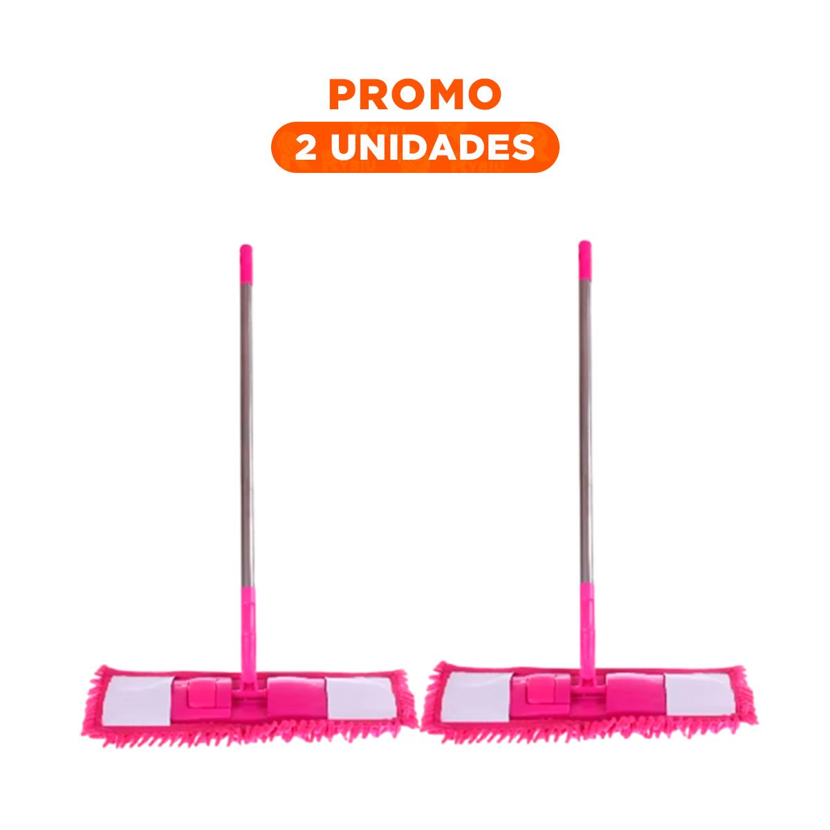 PACK2 FIBRA RECTANGULAR DE MICROFIBRA FUCSIA SUAVE Y RESISTENTE PARA PISOS - 1