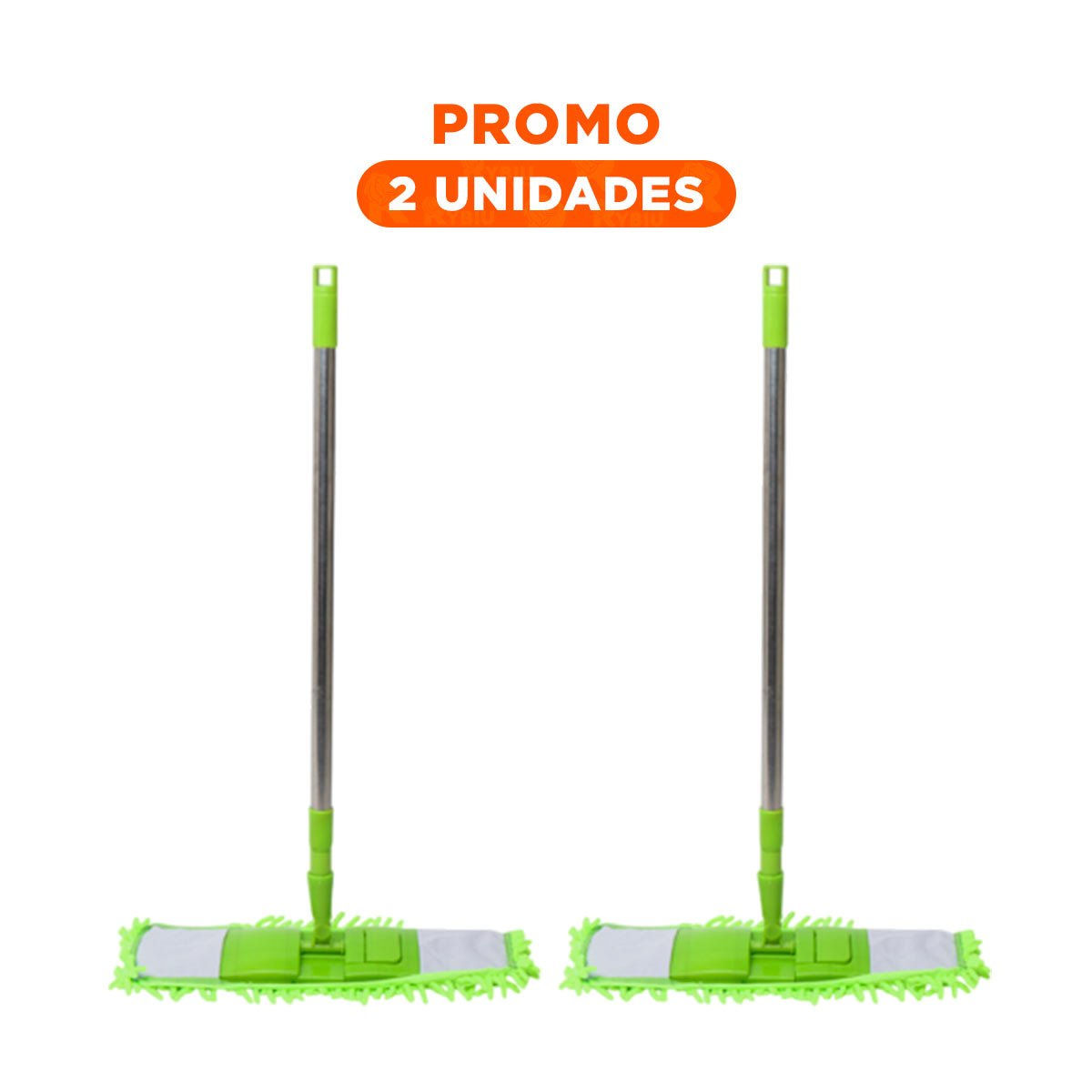 PACK2 FIBRA RECTANGULAR DE MICROFIBRA VERDE SUAVE Y RESISTENTE PARA PISOS - 1