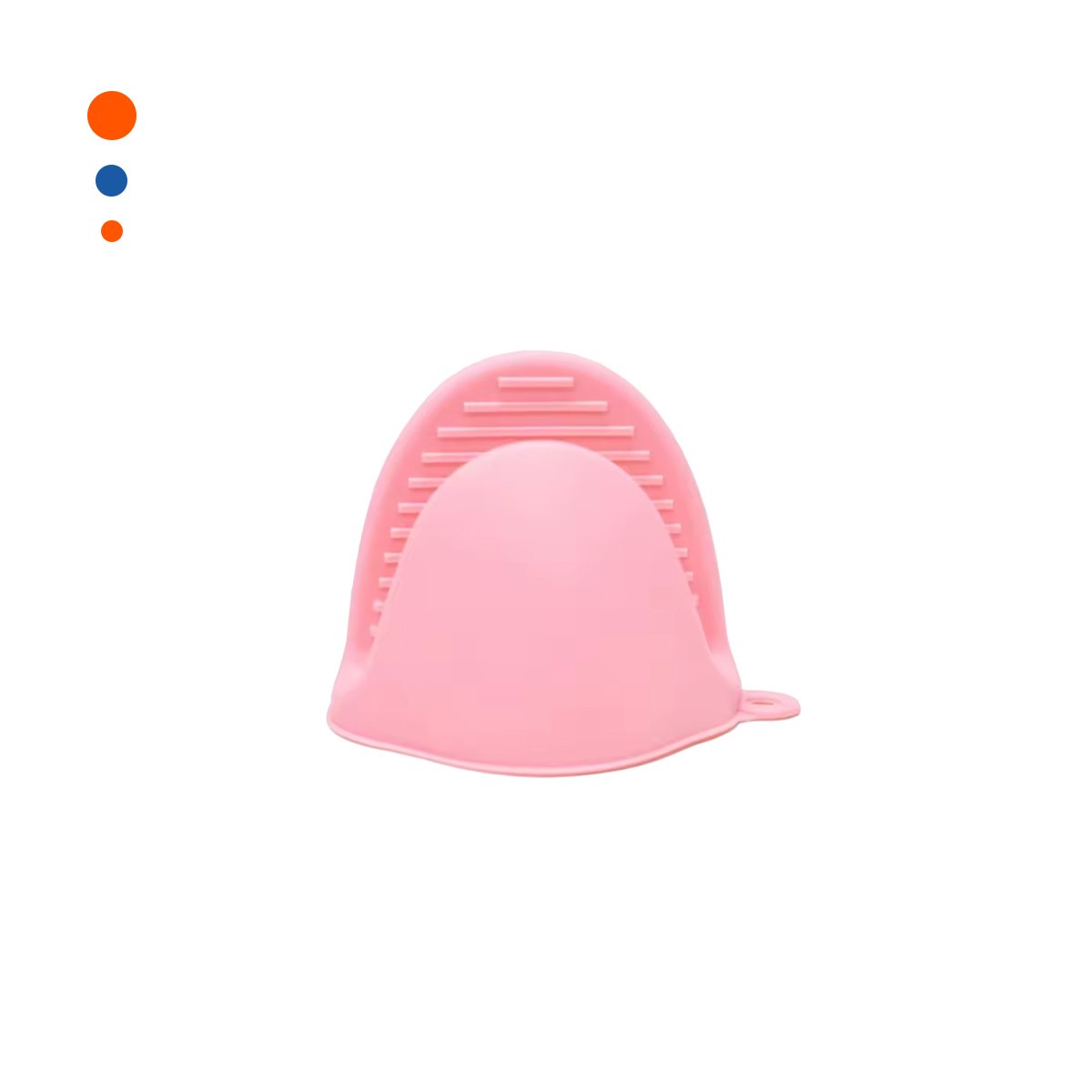 PACK2 ACCESORIOS MANOPLAS DE SILICONA ROSADO PARA COCINA Y HOGAR 7,3X9,5CM Y+REGALO STICKER - 2