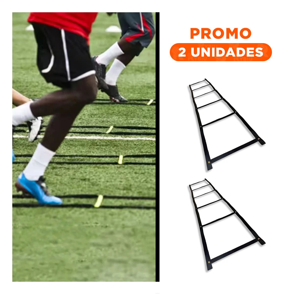 PACK2 SOPORTE CON PESO 10 PASOS NEGRO PARA EJERCICIOS COMPLETOS - 1