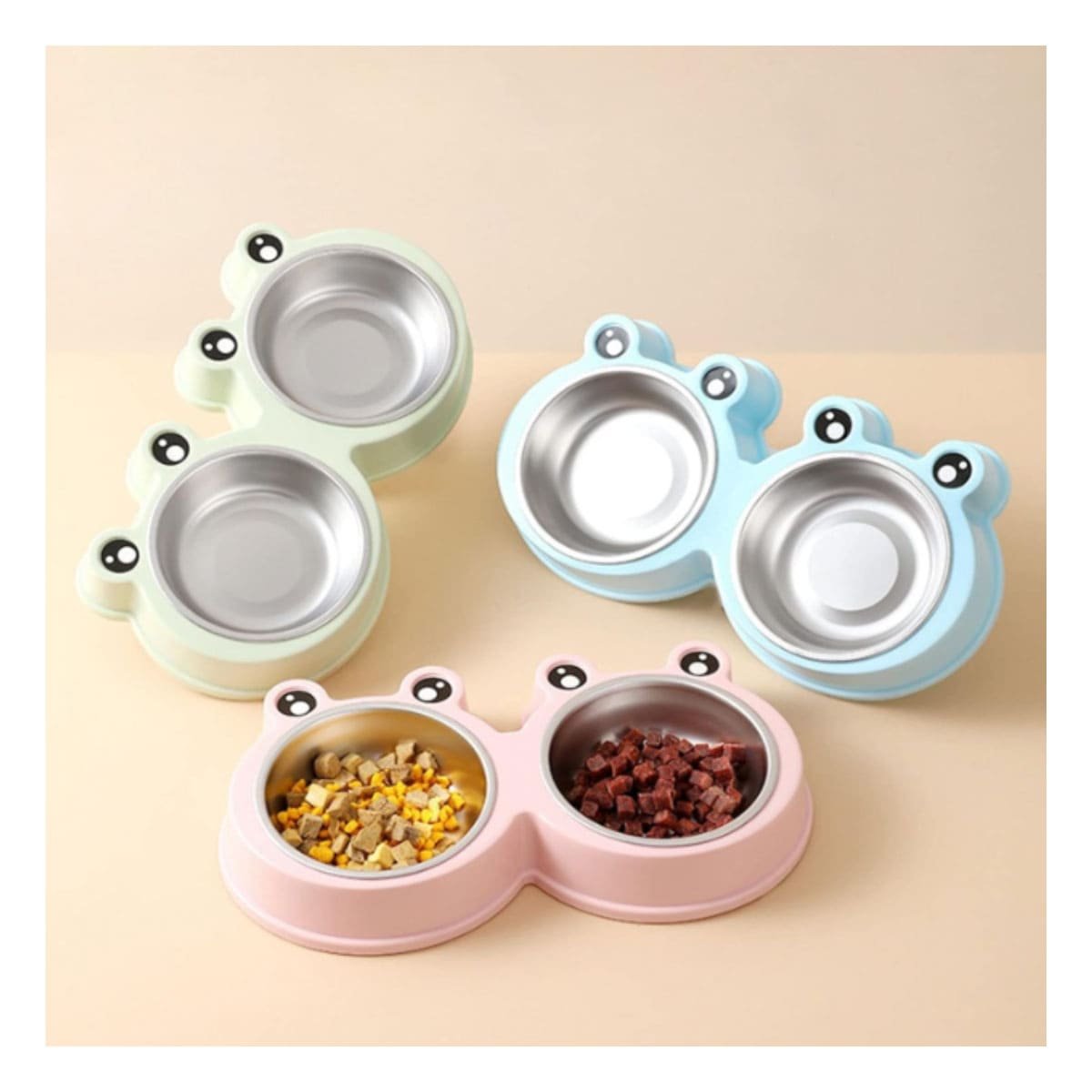 PACK12 KIT COMPLETO RANA ROSADO PASTEL DOBLE DESMONTABLE Y+REGALO STICKER - 5