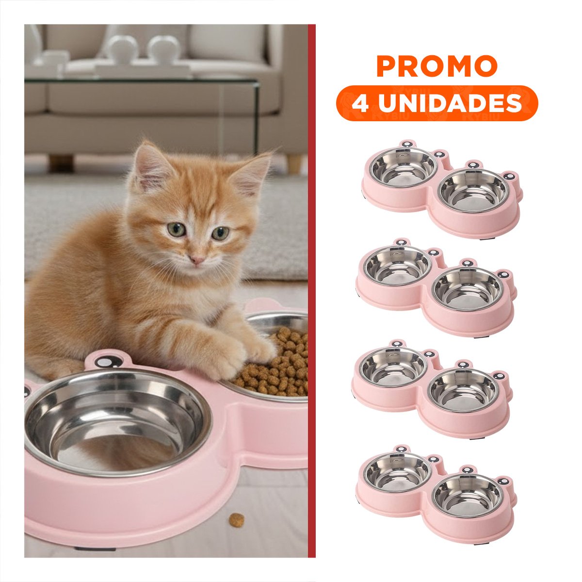 PACK4 RECURSO PRACTICO RANA ROSADO PASTEL DOBLE DESMONTABLE Y+REGALO STICKER - 1