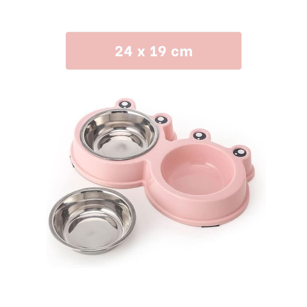 PACK6 SISTEMA COMPLETO RANA ROSADO PASTEL DOBLE DESMONTABLE - 4