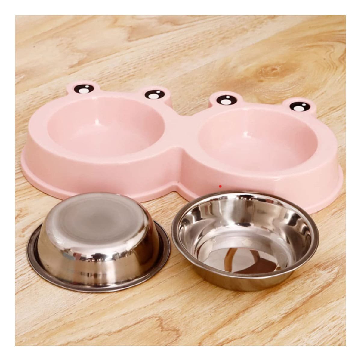 PACK12 ESTACION PRACTICA RANA ROSADO PASTEL DOBLE DESMONTABLE - 2