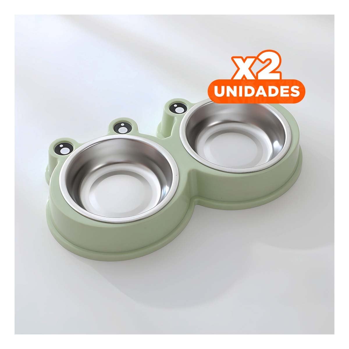 PACK2 HERRAMIENTA DOBLE DESMONTABLE RANA PARA PERRO Y GATO EN CASA Y+REGALO STICKER - 1