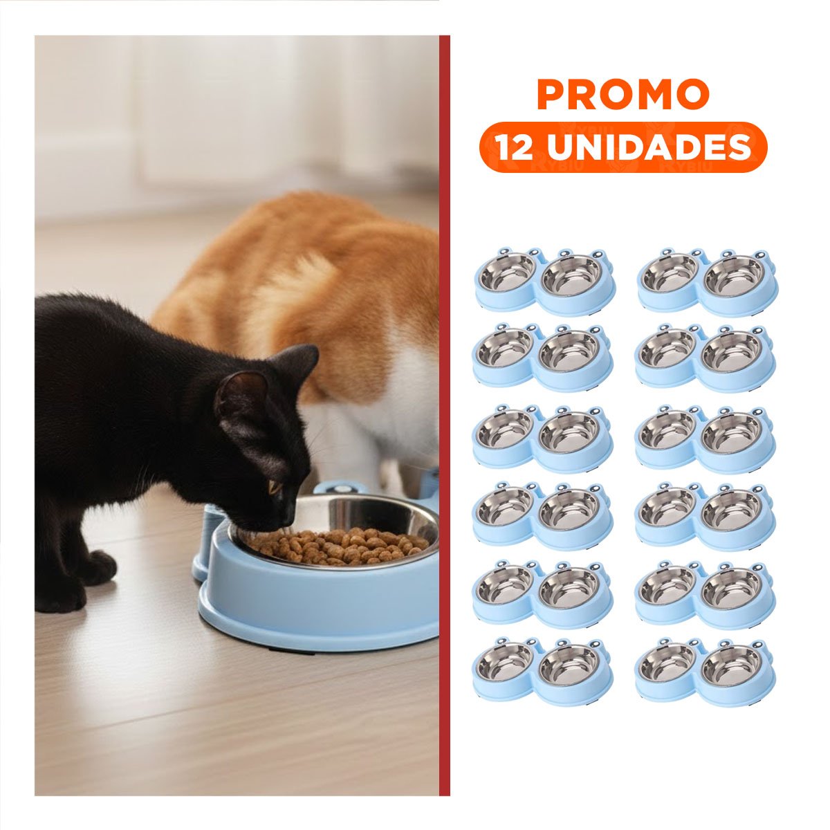 PACK12 KIT DOBLE DESMONTABLE RANA PARA MASCOTA FUNCIONAL Y+REGALO STICKER - 1
