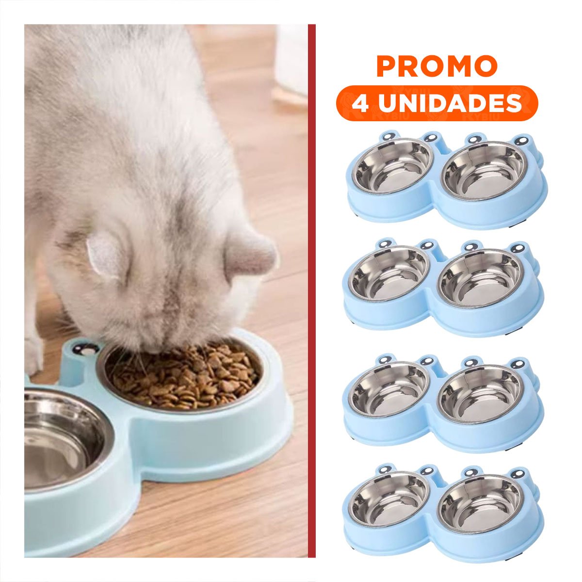PACK4 RECURSO DOBLE DESMONTABLE RANA PARA MASCOTA EN HOGAR Y+REGALO STICKER - 1
