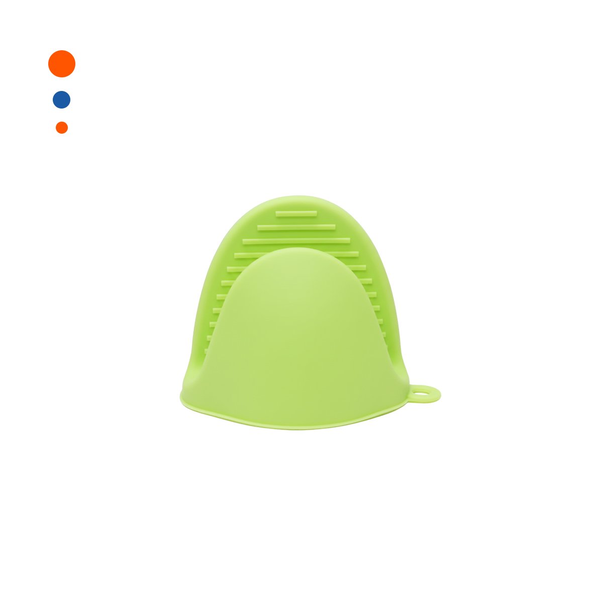 PACK12 ACCESORIOS COCINA DE SILICONA VERDE PARA HOGAR Y COCINA 7,3X9,5CM Y+REGALO STICKER - 2
