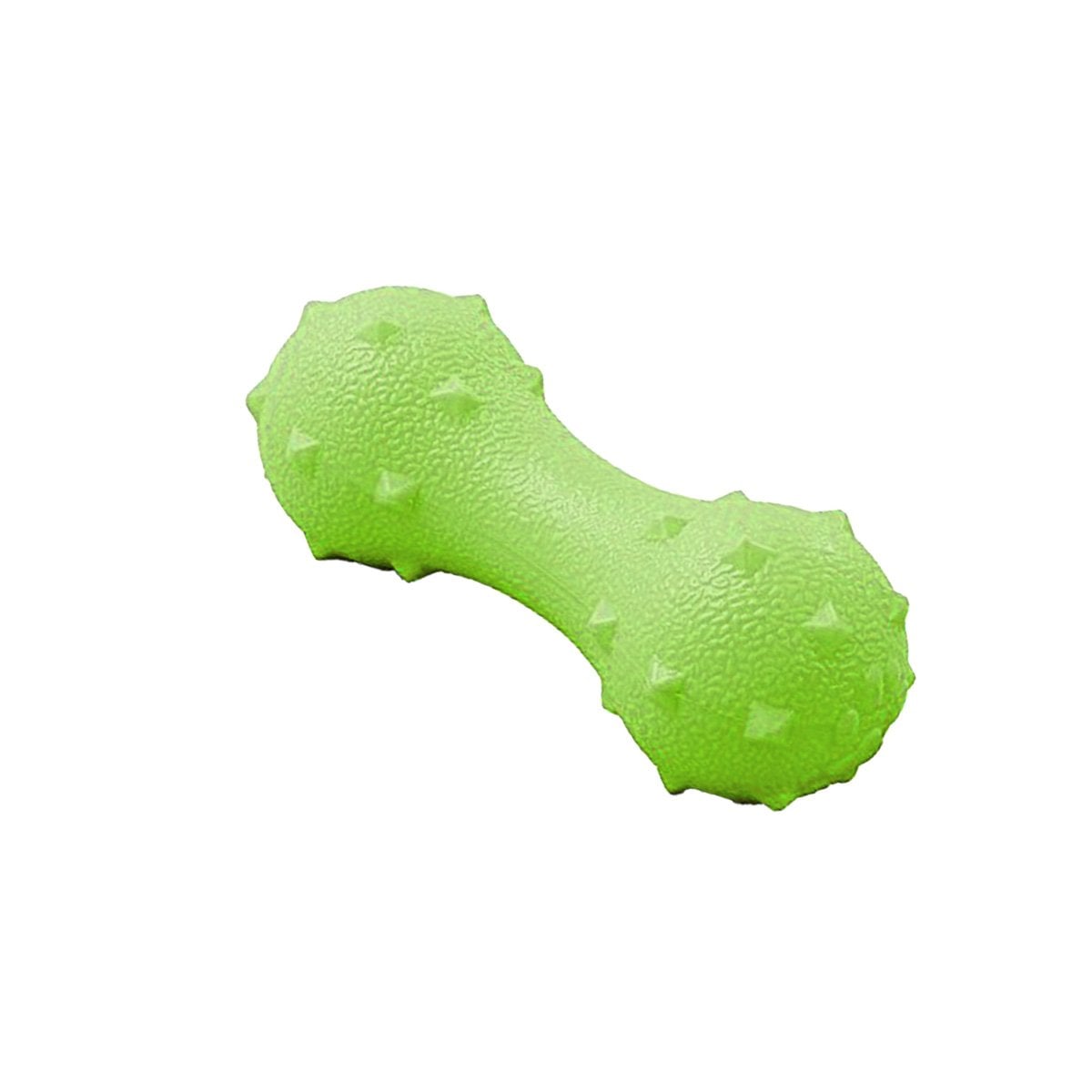 PACK4 MORDEDOR PARA MASCOTA MANCUERNA DE PUAS VERDE MENTA FIRME Y+PAPEL REGALO - 3