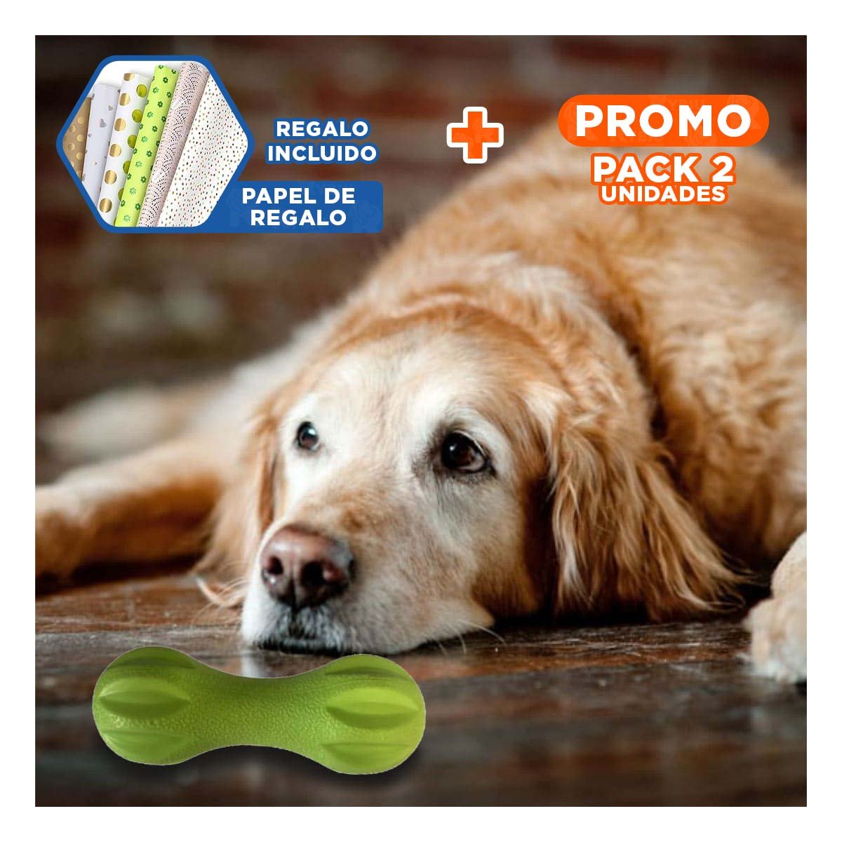 PACK2 OBJETO TEXTURIZADO MANCUERNA DE MINI RAYAS VERDE MENTA MASCOTA Y+PAPEL REGALO - 1