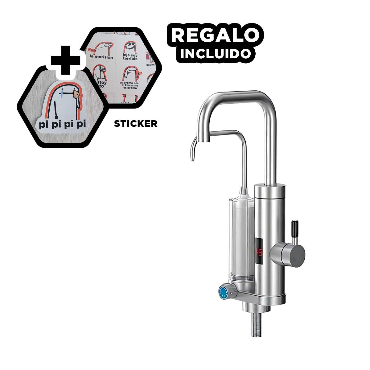 MODULO DE AGUA CON SISTEMA DOBLE DE FILTRADO Y CALENTADOR INTEGRADO Y+REGALO STICKER - 1
