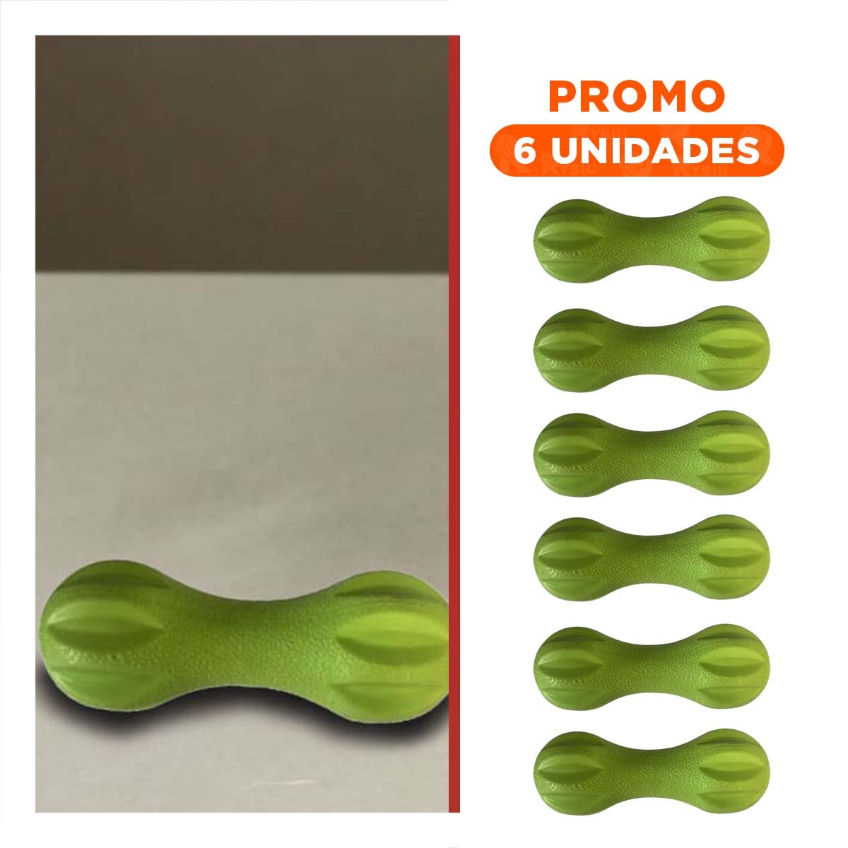 PACK6 COMPLEMENTO PARA MASCOTA MANCUERNA DE MINI RAYAS VERDE MENTA SEGURO - 1
