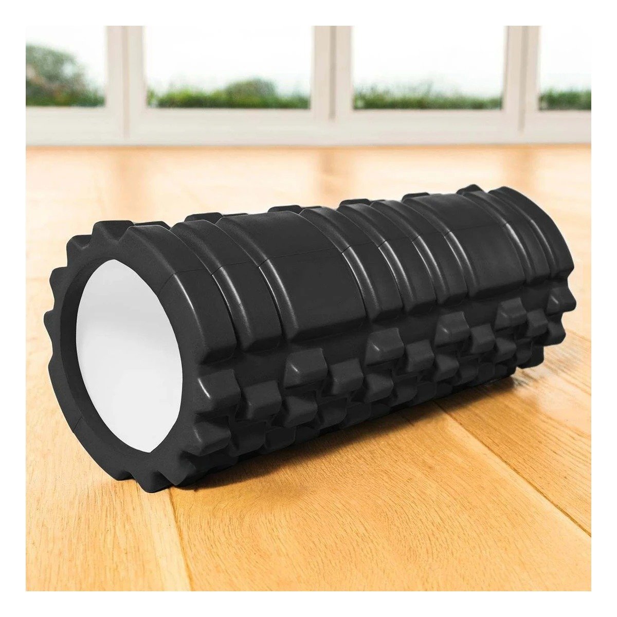 PACK4 MASAJEADOR COMPACTO PARA LLEVAR AL GIMNASIO 33X15 CM NEGRO - 2