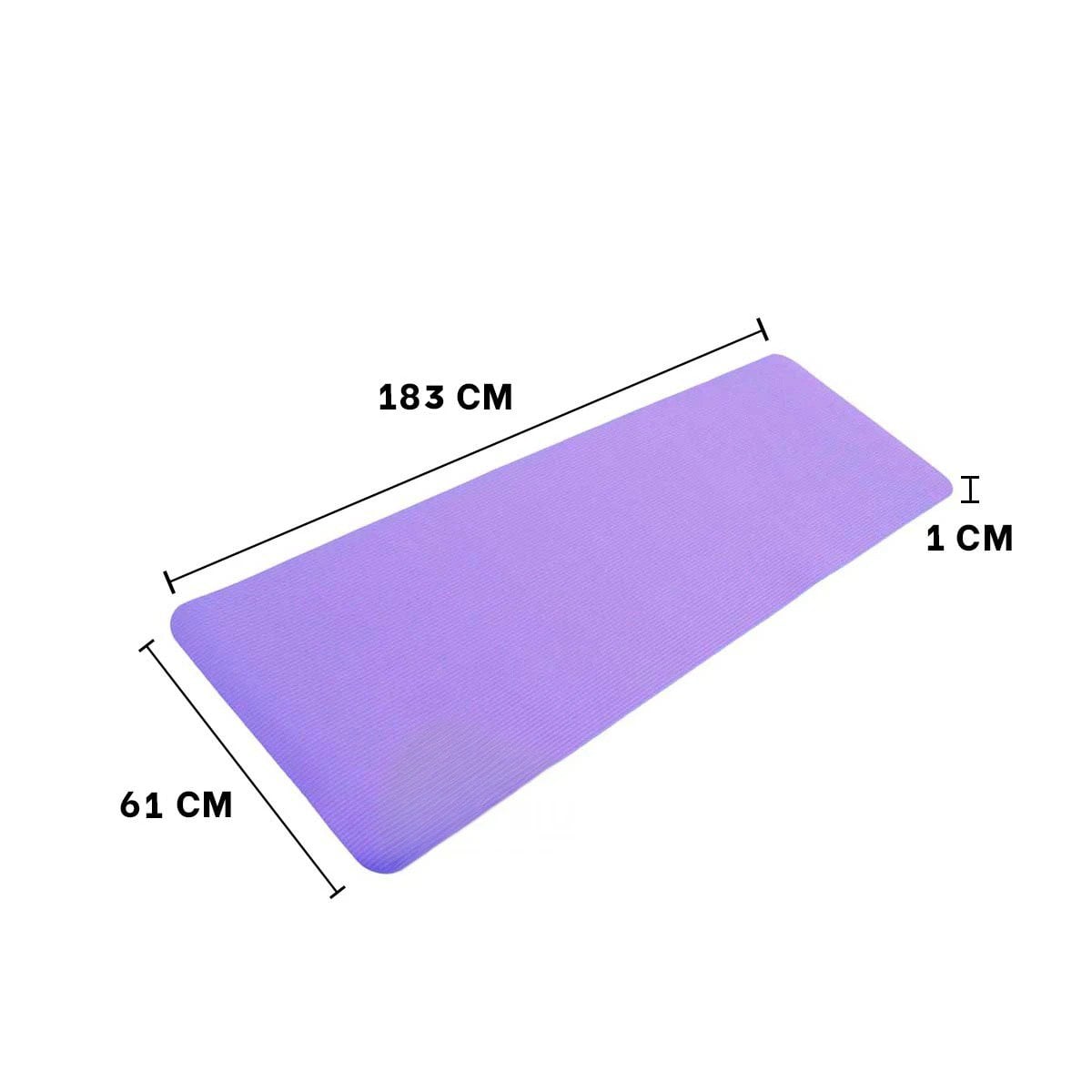 PACK4 TAPETE GRUESO 10MM DE GOMA EVA 61X183CM LILA Y+REGALO STICKER - 4