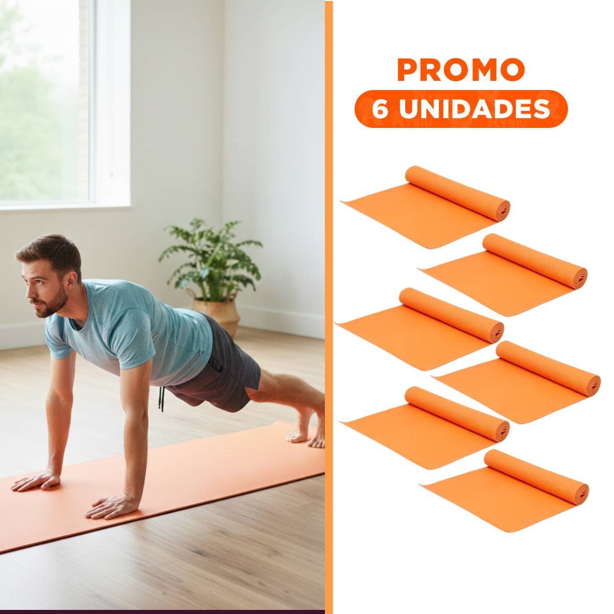 PACK6 ALFOMBRA GRUESA 8MM DE GOMA EVA 61X183CM - 1