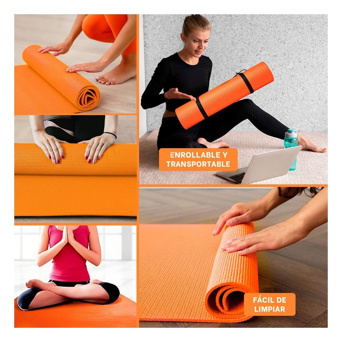 PACK2 ALFOMBRA ANTIDESLIZANTE 8MM DE GOMA EVA 61X183CM Y+PAPEL REGALO - 3