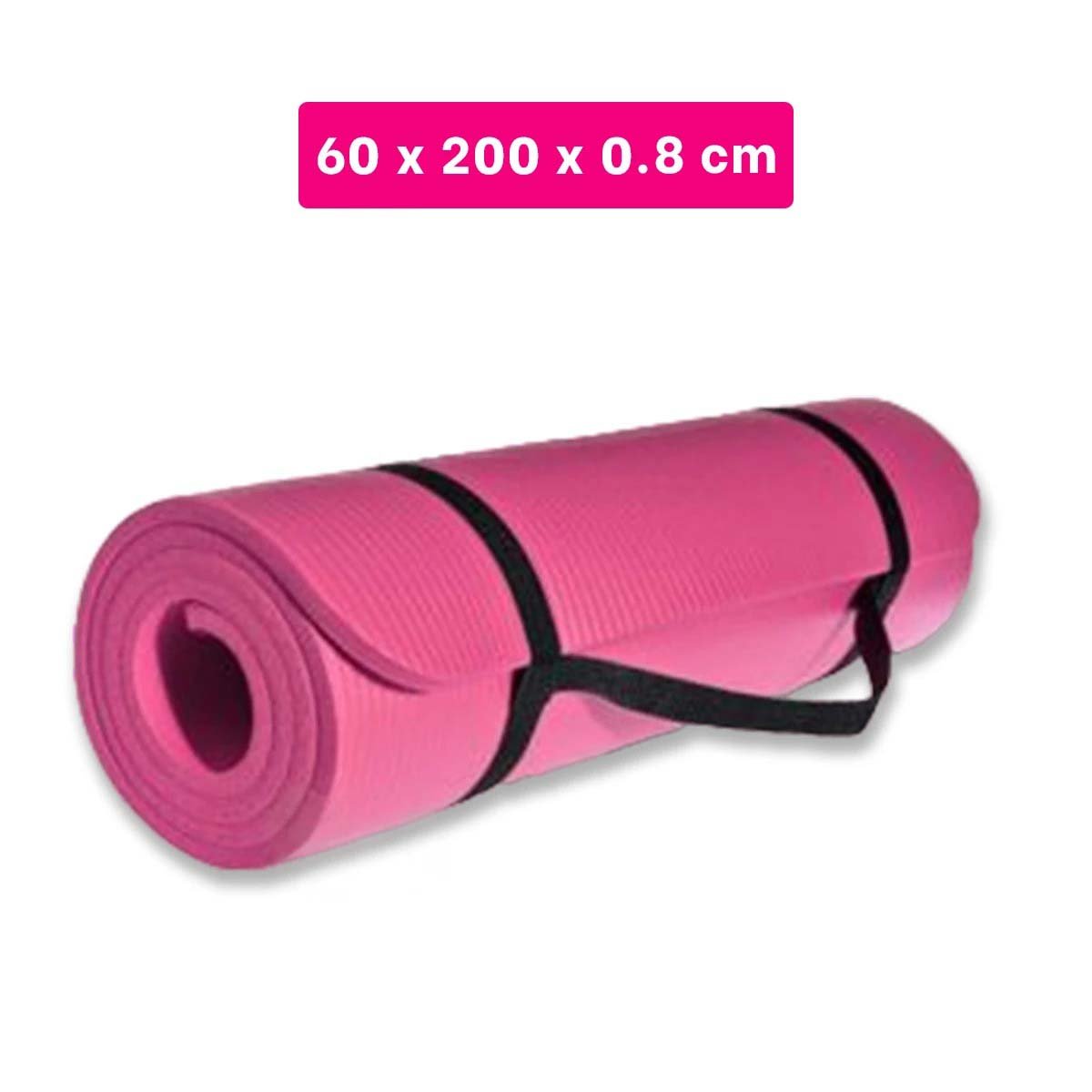 PACK4 SUPERFICIE DE AMORTIGUACION PARA MAYOR COMODIDAD AL ENTRENAR 8MM ROSADO Y+REGALO STICKER - 4