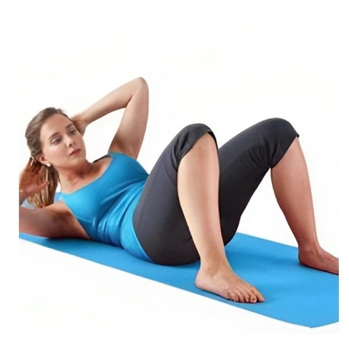 PACK6 PISO COMODO PARA TRABAJO ABDOMINAL EN SALA 8MM CELESTE Y+REGALO STICKER - 2