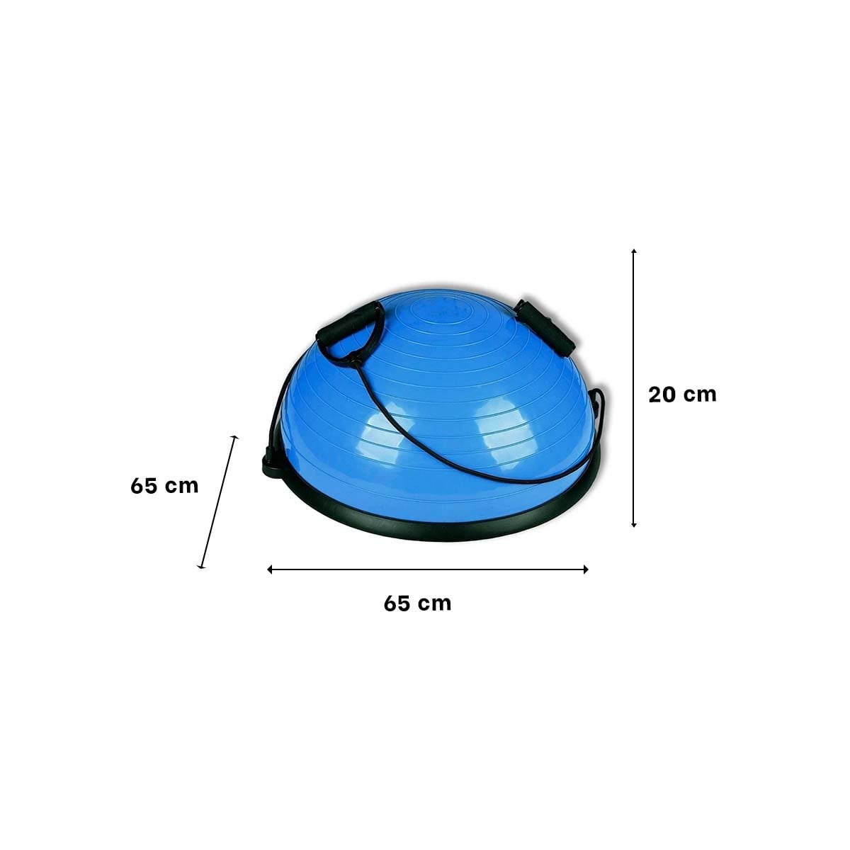 PACK2 SEMIESFERA DE BALANCE PARA RUTINAS FUNCIONALES 65CM AZUL Y+REGALO STICKER - 4