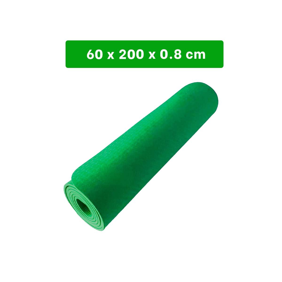 PACK6 PANEL ANTIDESLIZANTE PARA RUTINAS DE PISO 8MM VERDE GOMA Y+PAPEL REGALO - 4