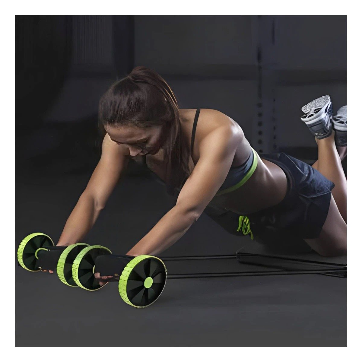PACK2 RUEDA PORTATIL PARA CORE Y PLANCHAS CON RESISTENCIA VERDE - 3