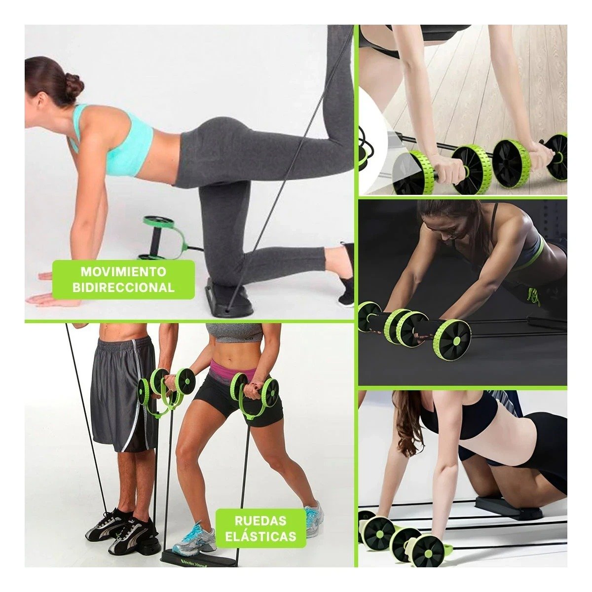 ENTRENADOR AJUSTABLE PARA DIFERENTES NIVELES DE FUERZA VERDE Y+POST IT - 5