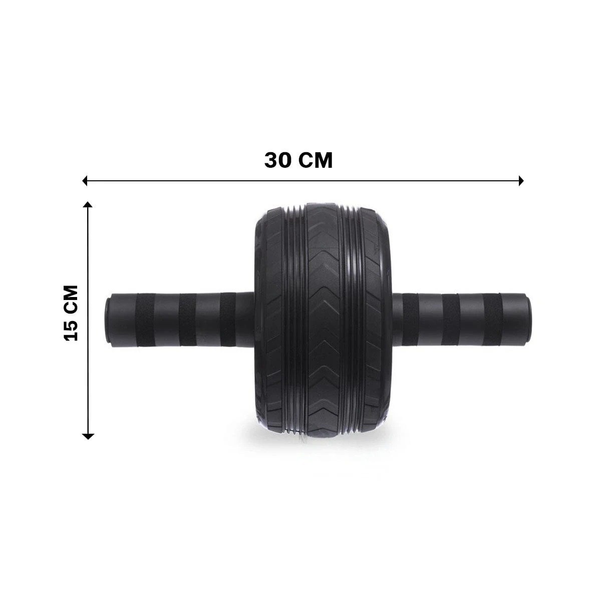 PACK4 ANILLO RODANTE FITNESS PARA TONIFICAR ZONA MEDIA NEGRO Y+REGALO STICKER - 4